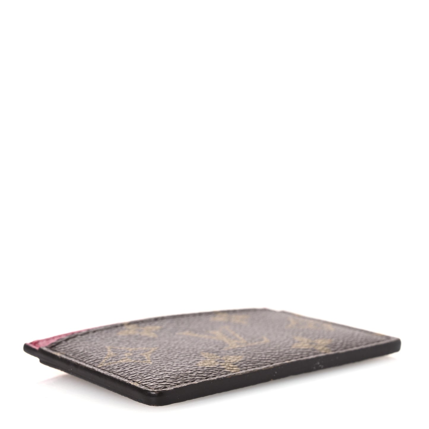 Monogram Card Holder Fuchsia