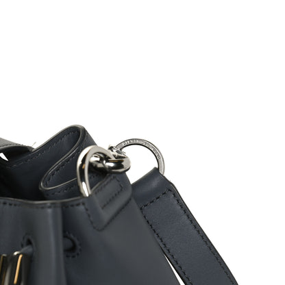 Alexander Wang Calfskin Alpha Bucket Bag Grey Silver Hardware 8 of 12