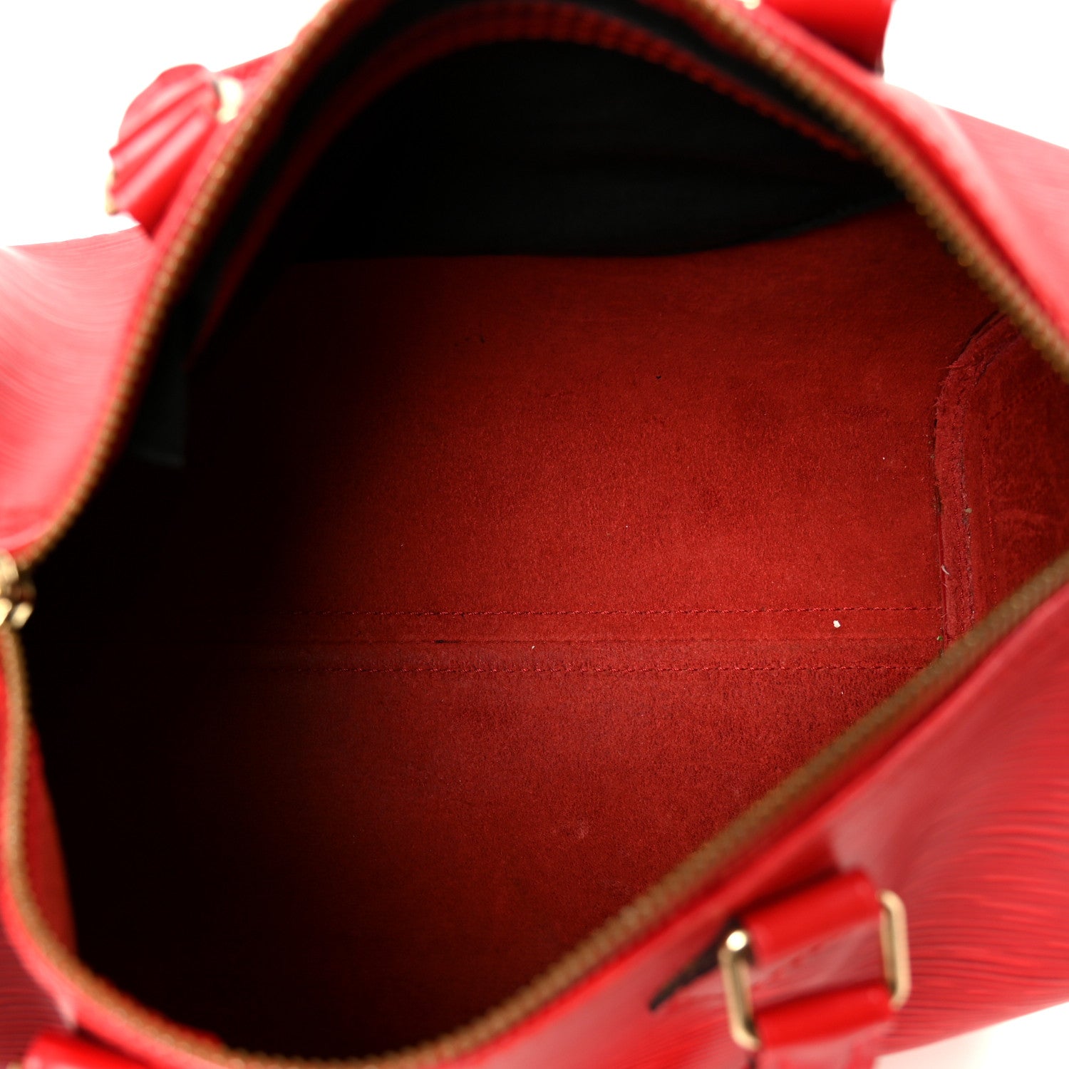 Louis Vuitton Epi Speedy 25 Castillan Red 5 of 11