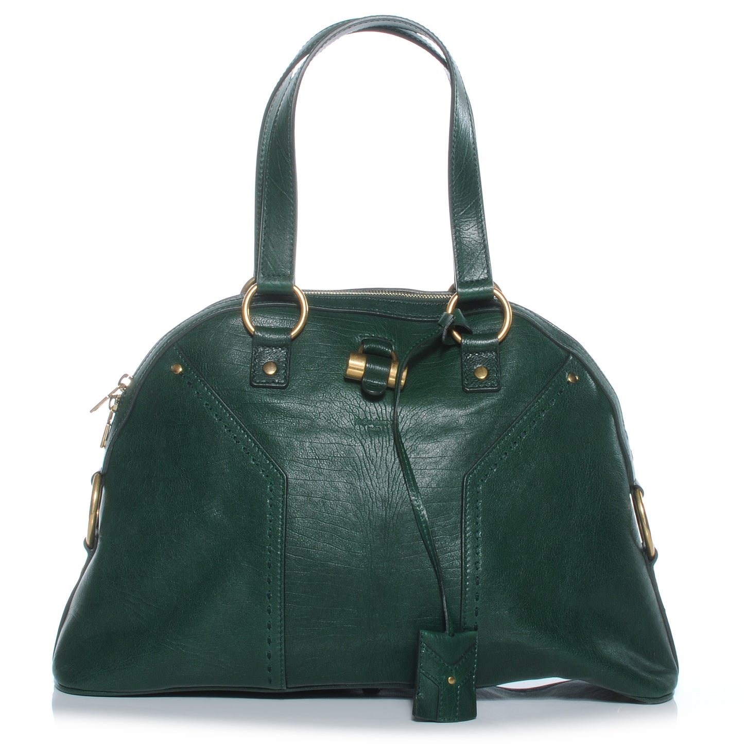 Leather Large Muse Dark Leaf