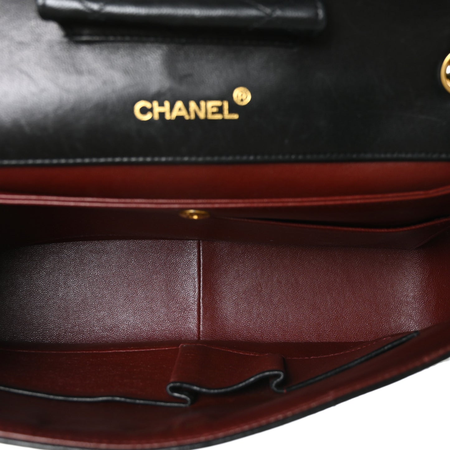 Lambskin Quilted XL Jumbo Single Flap Black