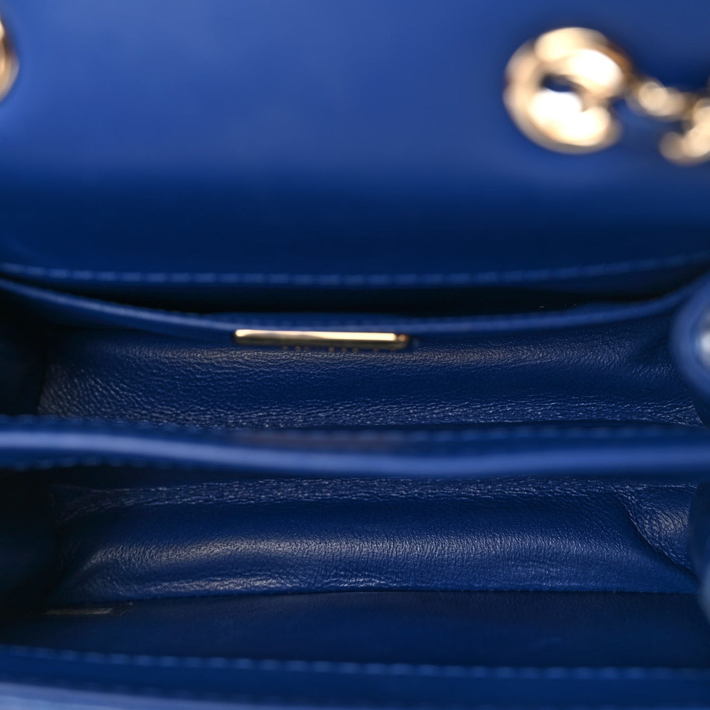 Snakeskin Small Braided Chic Flap Blue