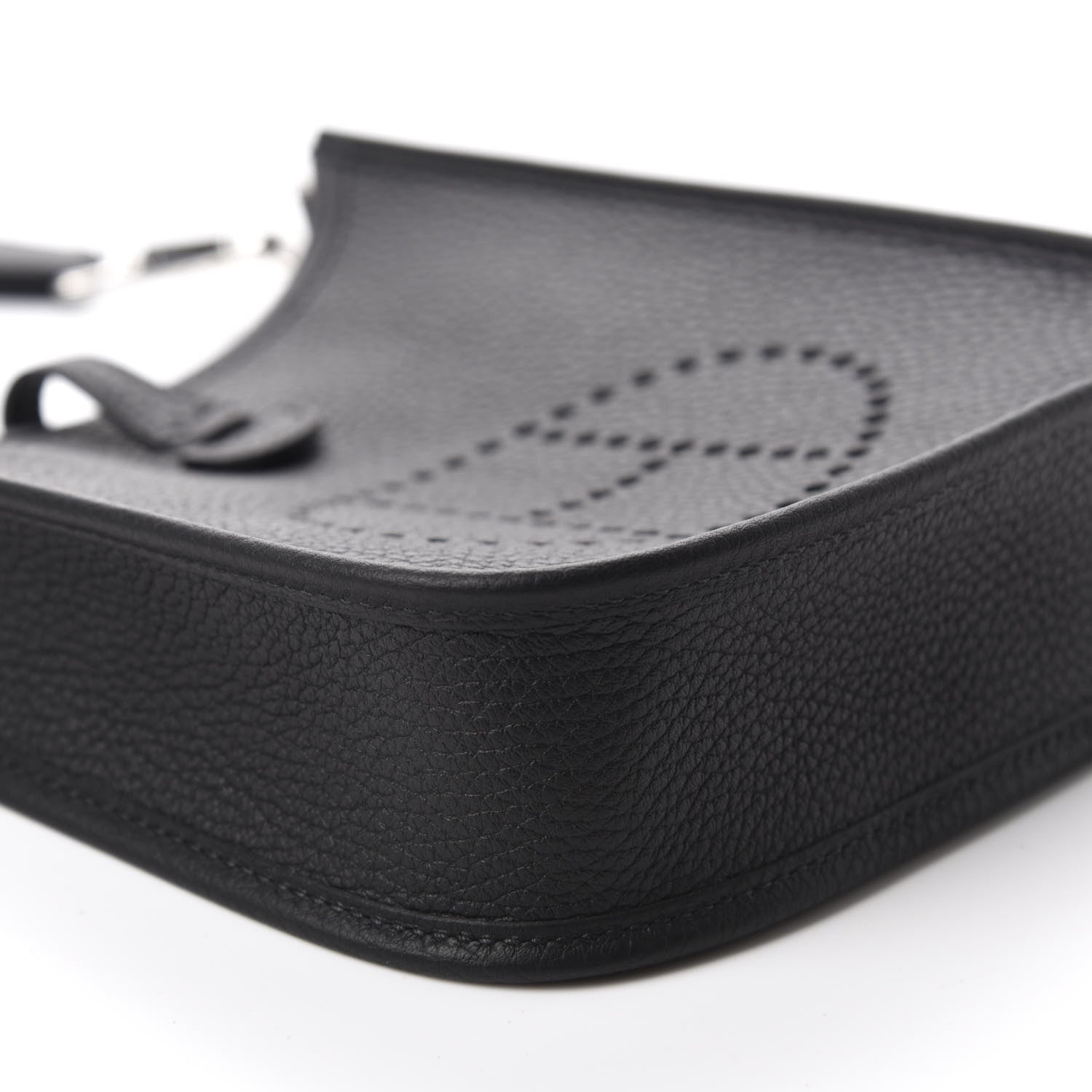 Hermes Taurillon Clemence Evelyne TPM Black 6 of 11