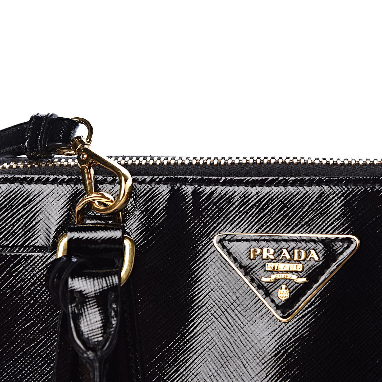 Saffiano Vernice Medium Promenade Tote Black