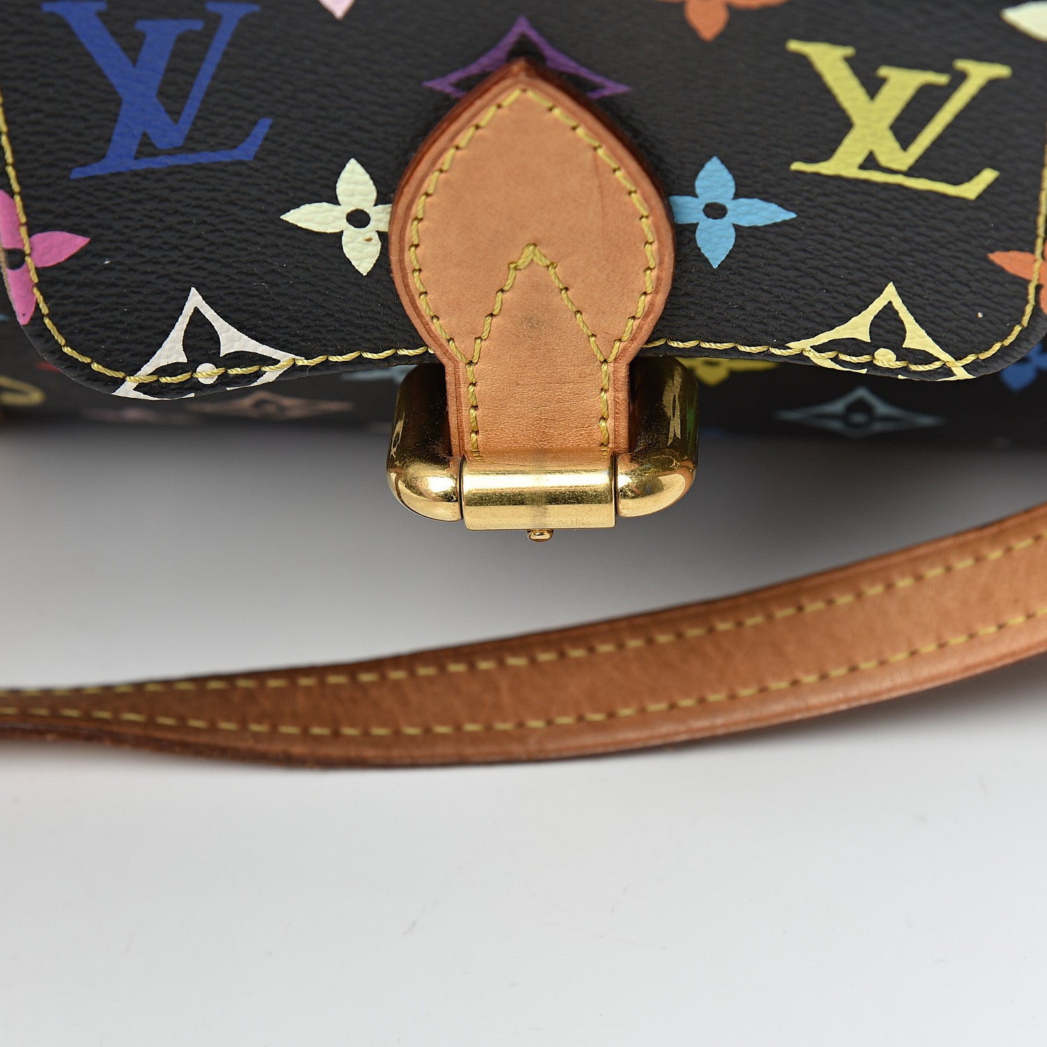 Louis Vuitton Monogram Multicolor Aurelia MM Black 15 of 21