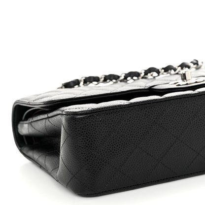 Chanel Caviar Quilted Medium Double Flap Black 9 of 12