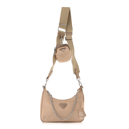 Prada Nylon Re-Edition 2005 Shoulder Bag Deserto 1 of 10