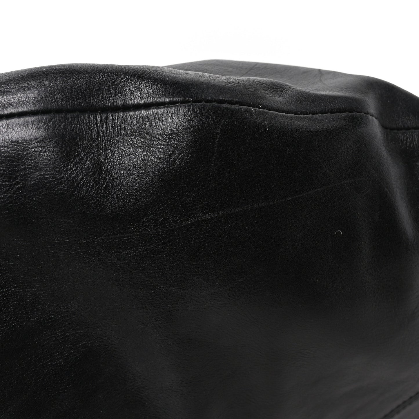 Vintage Calfskin Extra Large Olivia Hobo Black