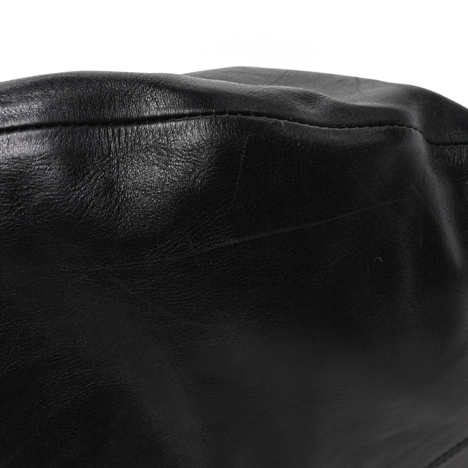 Khaite Vintage Calfskin Extra Large Olivia Hobo Black 10 of 10