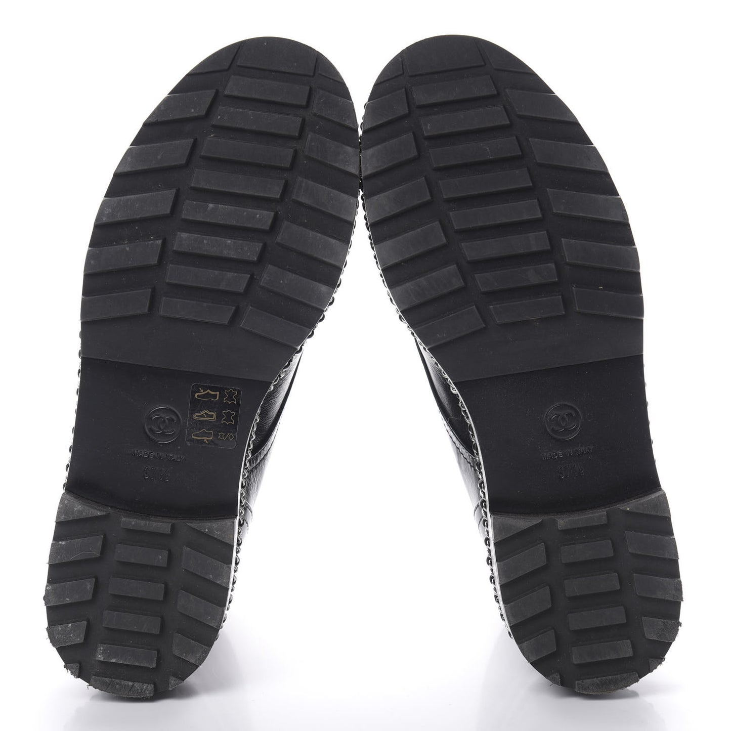 Crackled Calfskin Velvet Pearl Combat Short Boots 37.5 Black