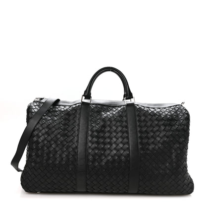 Bottega Veneta Nappa Intrecciato Weekend Bag Black 1 of 10