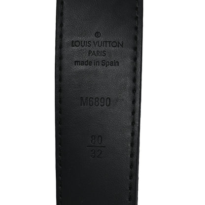 Louis Vuitton Monogram Multicolor LV Cut Reversible Belt 80 32 Black 3 of 5