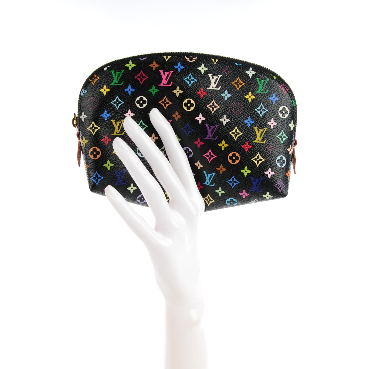 Monogram Multicolor Cosmetic Pouch Black Grenade