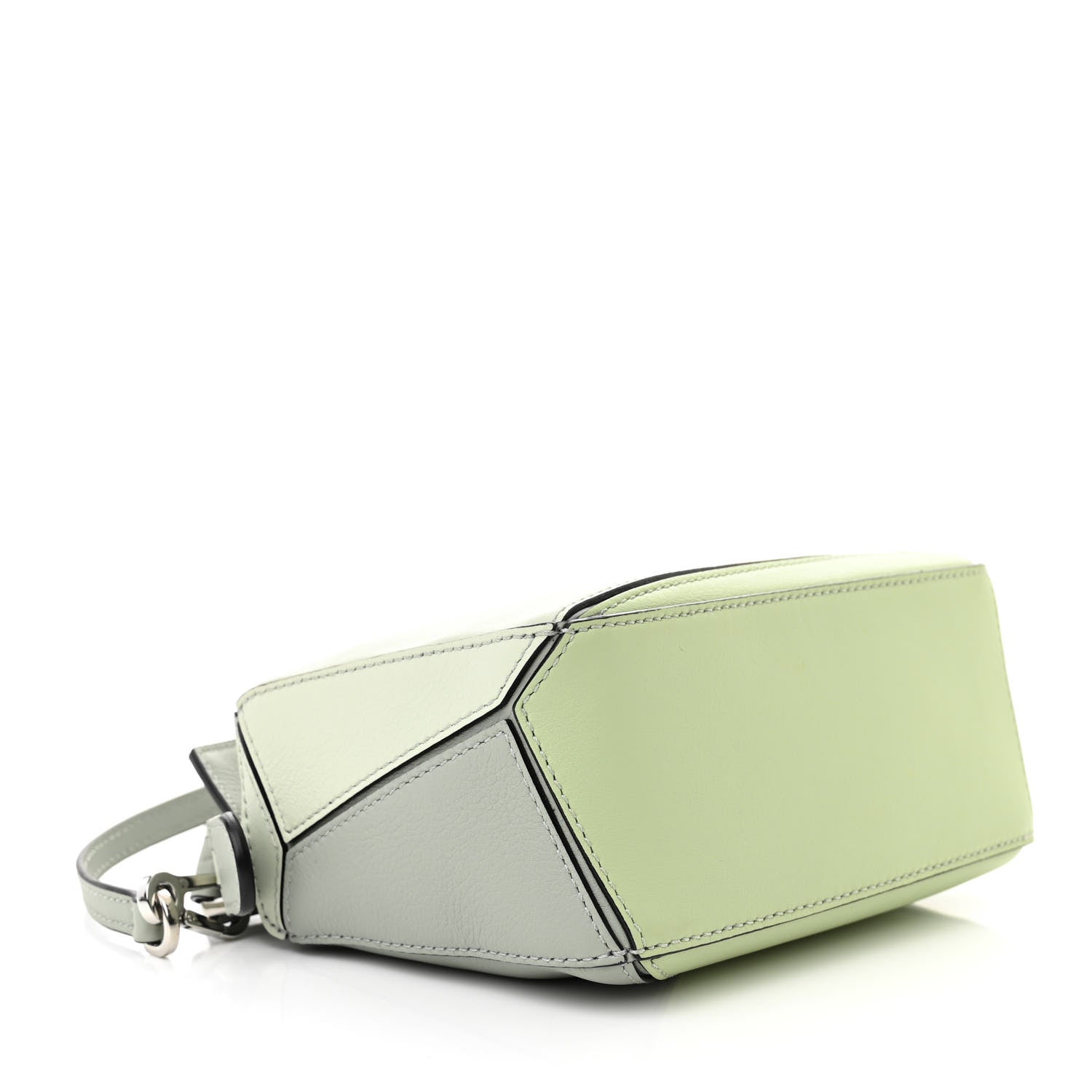 Loewe Calfskin Mini Puzzle Bag Ash Grey Light Celadon 4 of 9