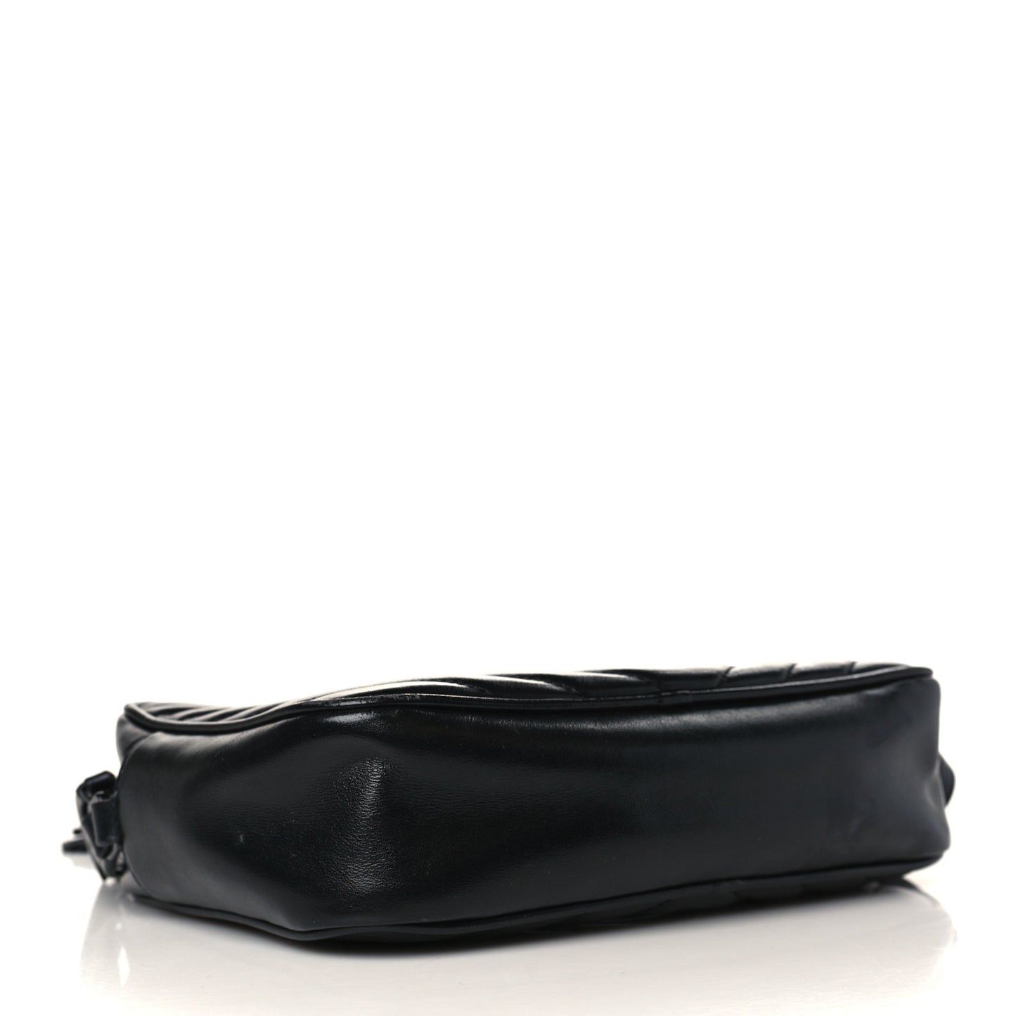 Calfskin Matelasse Monogram Monochrome Lou Camera Bag Black