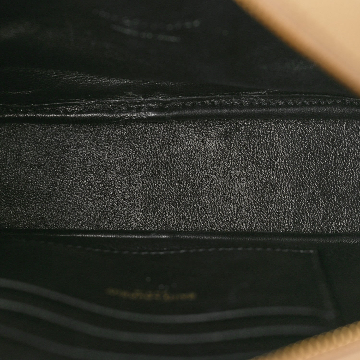 Saint Laurent Grain De Poudre Matelasse Monogram Mini Lou Camera Bag Dark Beige 5 of 9
