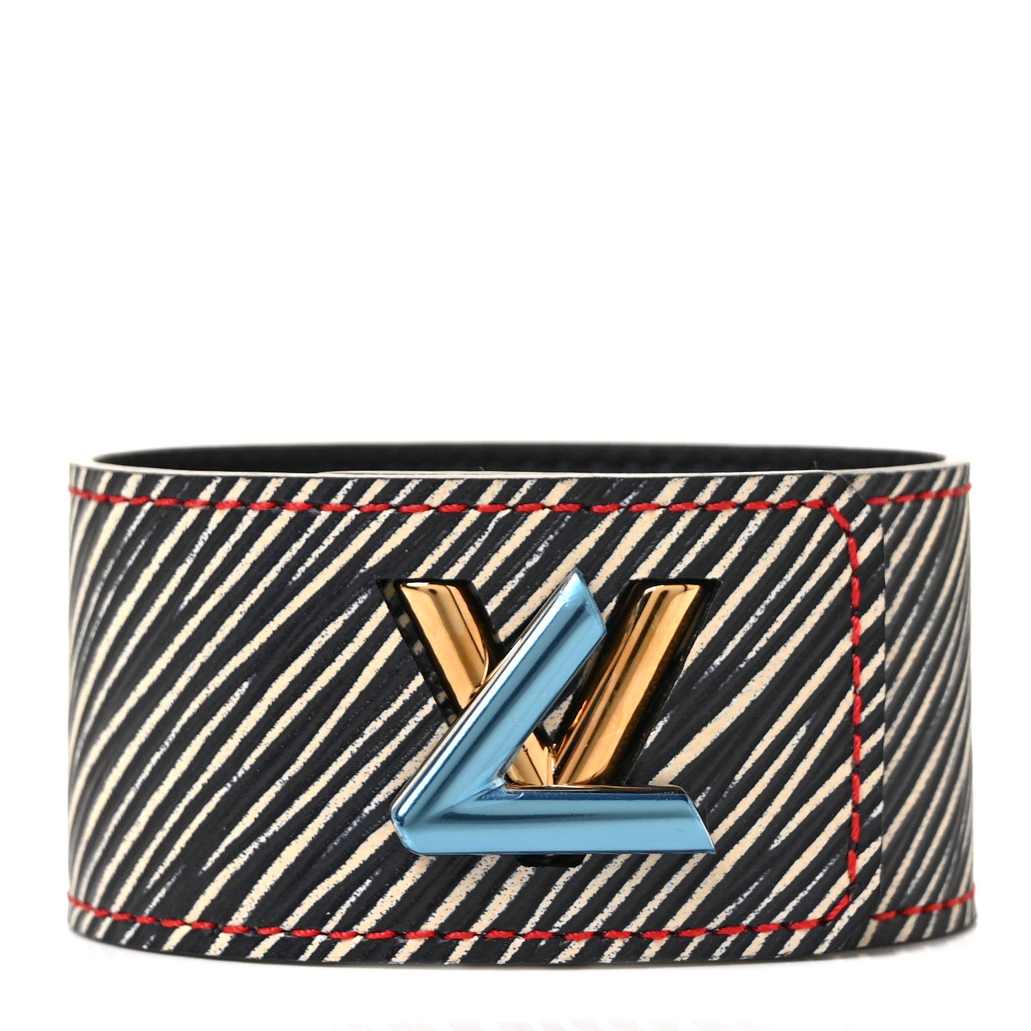 Louis Vuitton Epi Twist It Cuff Bracelet Denim Dark 1 of 5