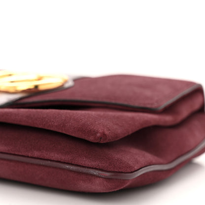 Gucci Suede Medium Arli Flap Shoulder Bag Vintage Bordeaux 11 of 11