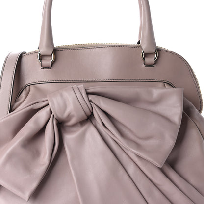 Valentino Garavani Nappa Bow Dome Tote Blush Nude 11 of 11
