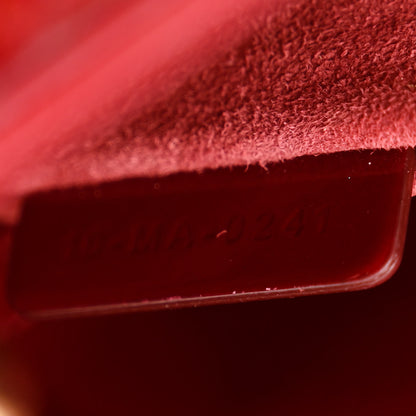 Christian Dior Patent Cannage Medium Lady Dior Red 7 of 12