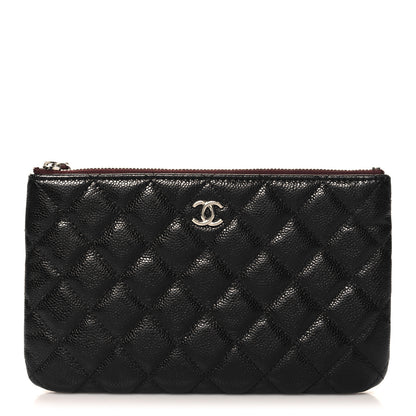 Chanel Caviar Quilted Cosmetic Case Black 1 of 8
