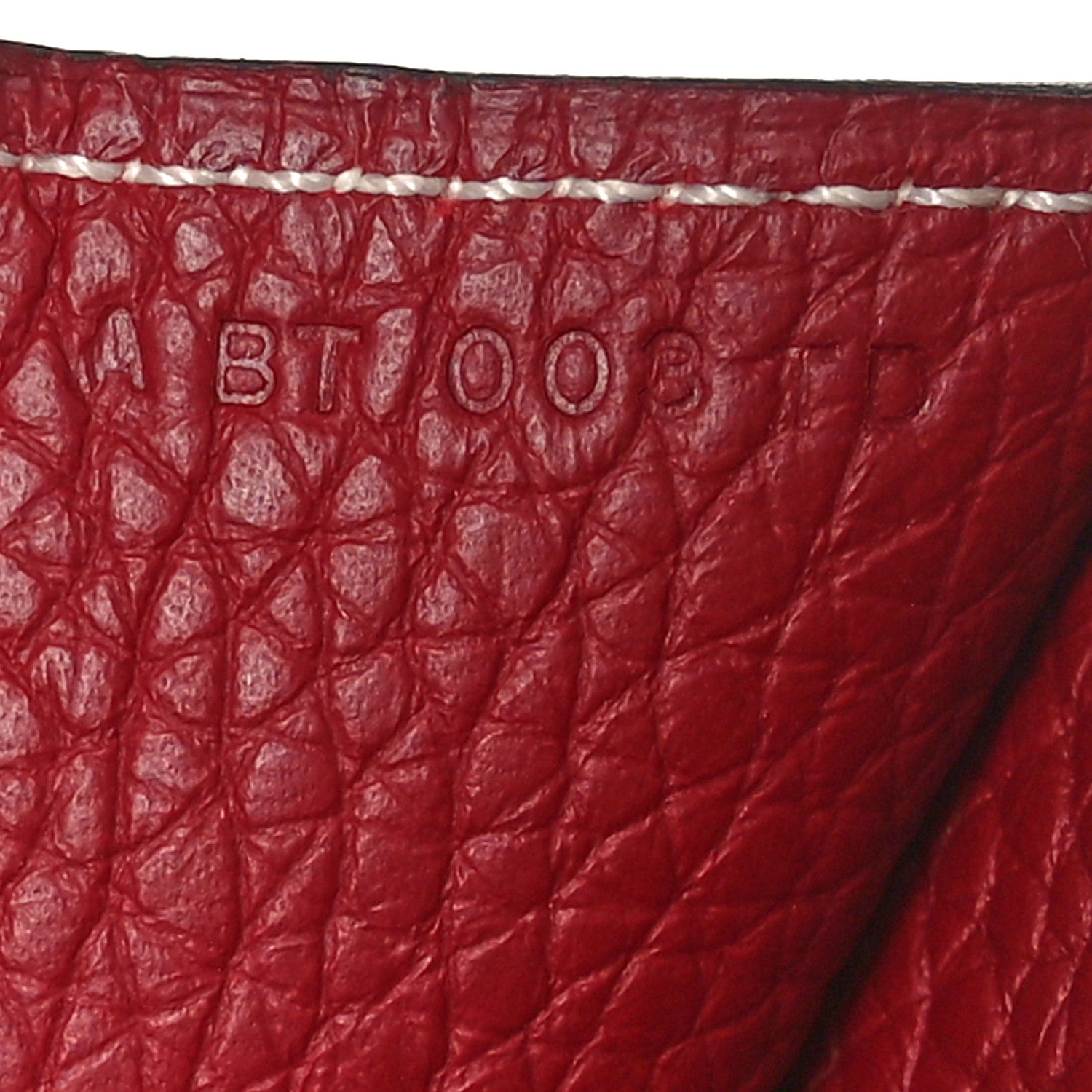 Hermes Taurillon Clemence Halzan 31 GM Rouge Grenat 7 of 10