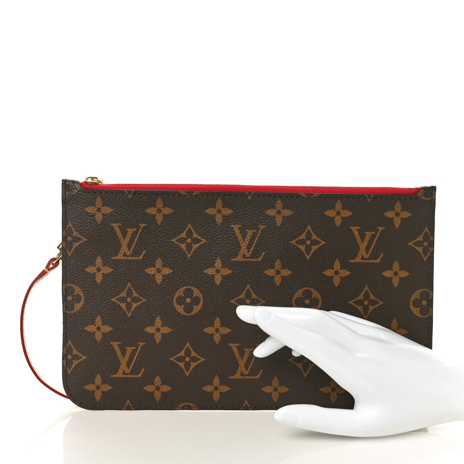 Louis Vuitton Monogram Neverfull MM GM Pochette Cherry 2 of 7