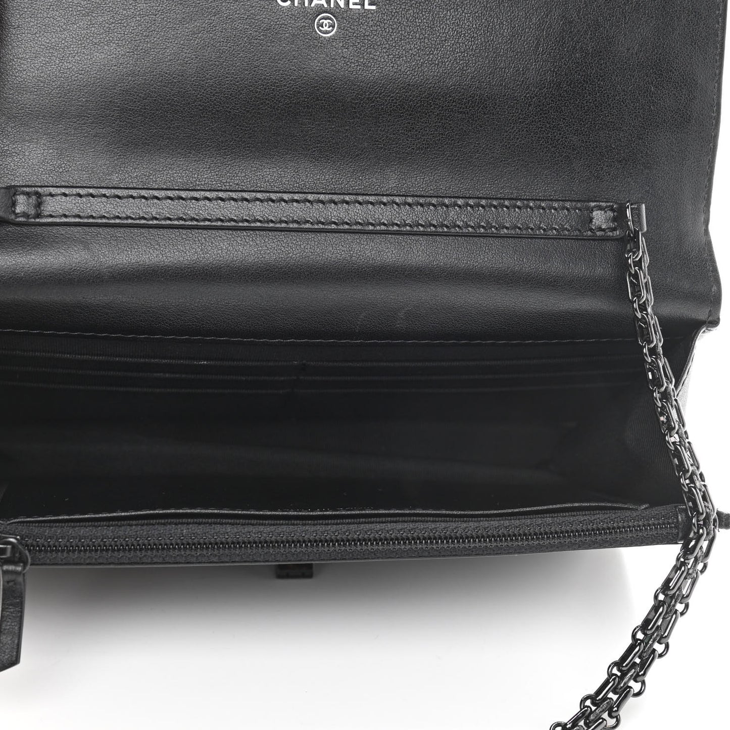 Aged Calfskin Quilted Reissue Wallet On Chain WOC So Black