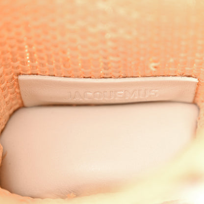 Jacquemus Raffia Woven Calfskin Le Petit Baci Natural White 6 of 11