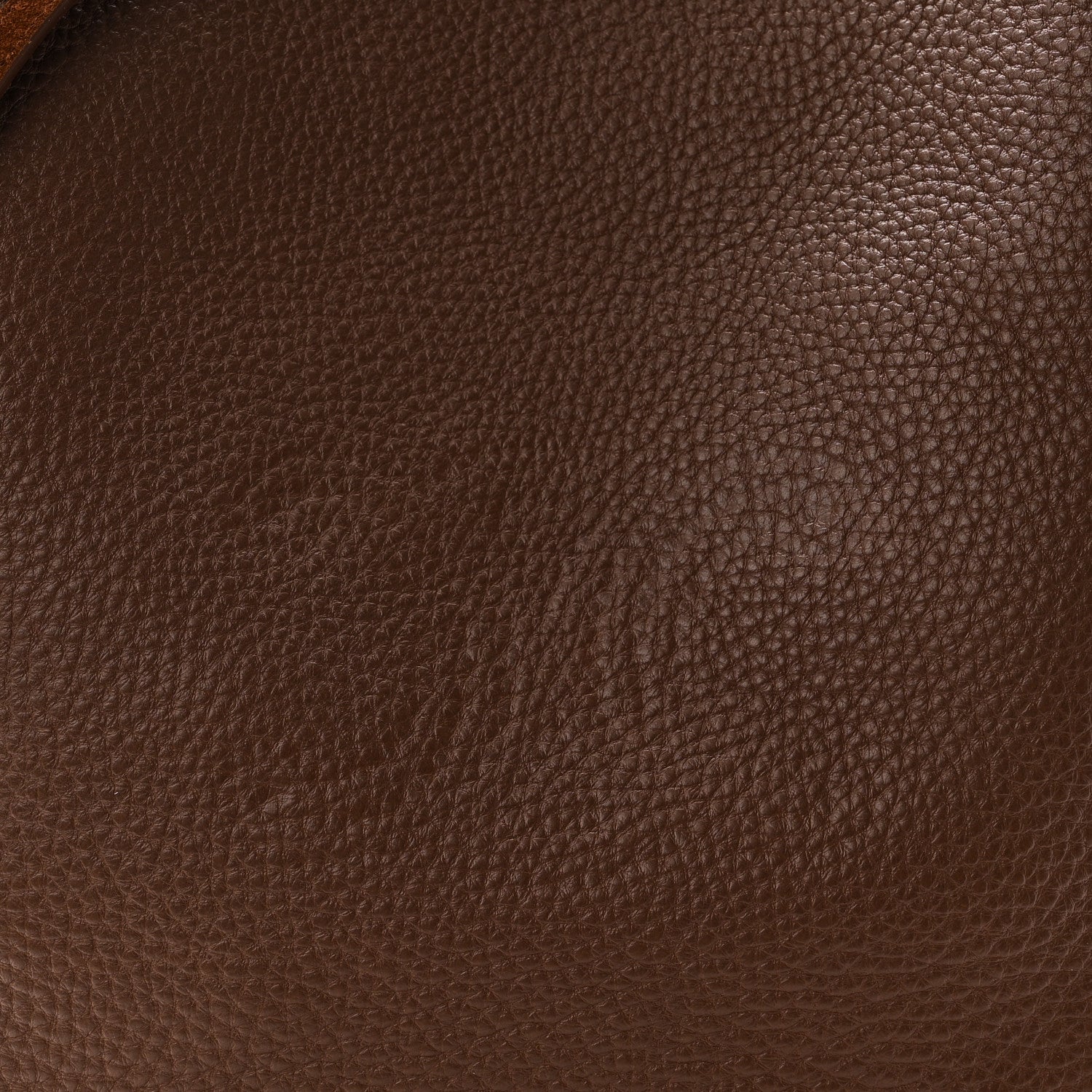 Celine Suede Calfskin Reversible Triomphe Bucket Bag Brown 11 of 15