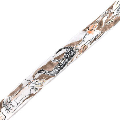 Christian Dior Silk Mitzah ABCDIOR "X" Scarf Grey 3 of 4