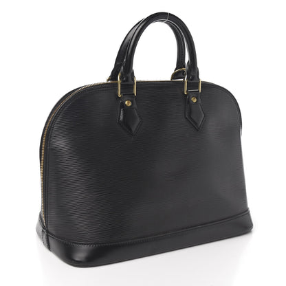 Louis Vuitton Epi Alma PM Black 2 of 11