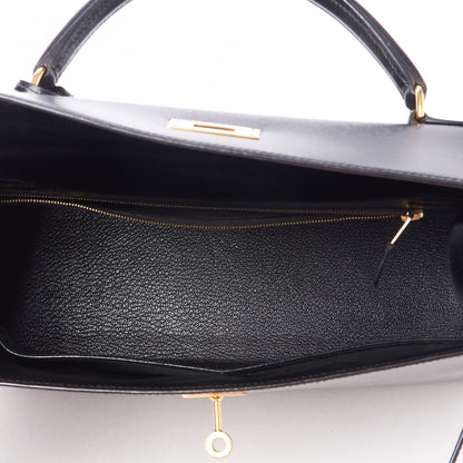 Hermes Box Kelly Sellier 32 Black 15 of 33