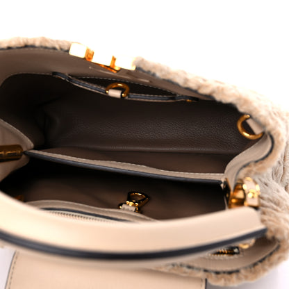 Louis Vuitton Astrakhan Capucines BB Dune 5 of 8