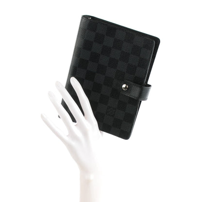 Louis Vuitton Damier Graphite Medium Ring Agenda Cover 2 of 7