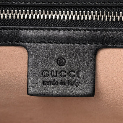 Gucci Calfskin Web Tiger Embroidered Large Dionysus Hobo Black 6 of 9