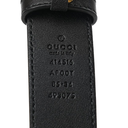 Gucci Calfskin Double G 30mm Belt 85 34 Black 5 of 5
