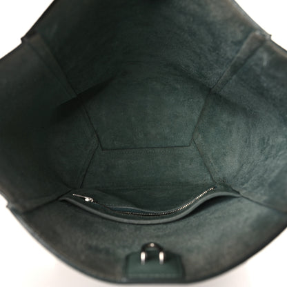 Celine Soft Grained Calfskin Small Sangle Bucket Bag Green 5 of 9