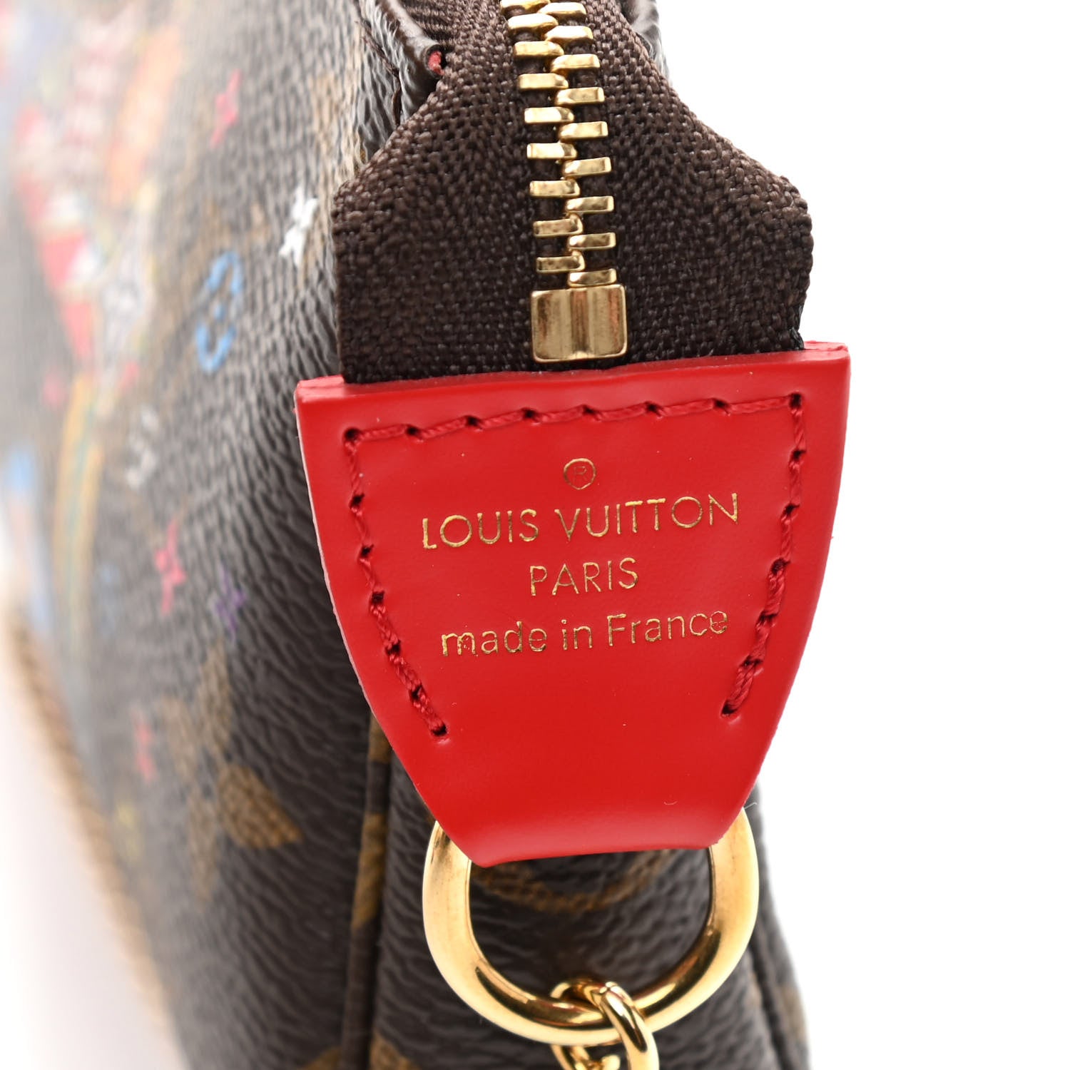 Louis Vuitton Monogram 2020 Christmas Animation Bumper Cars Mini Pochette Accessories Coquelicot 6 of 6