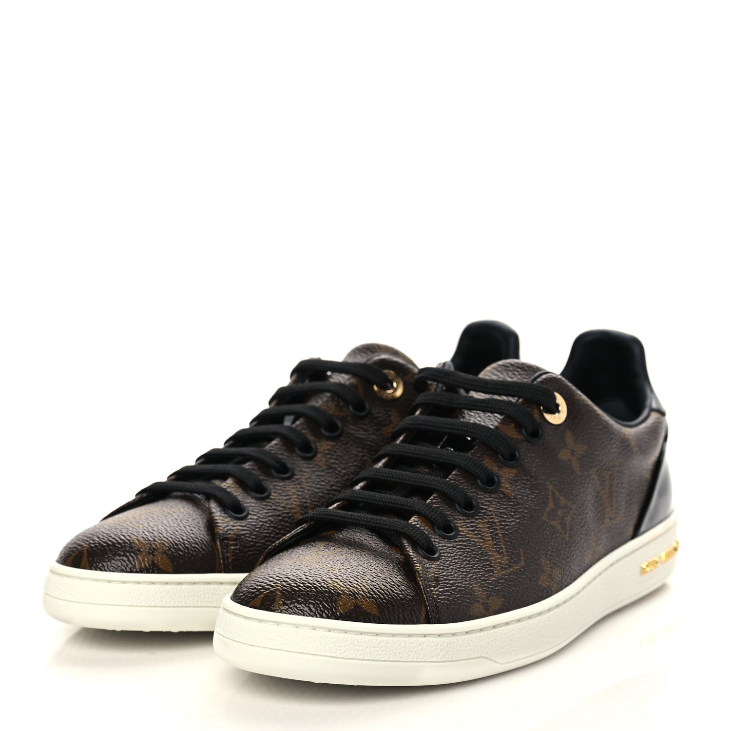 Louis Vuitton Patent Monogram Frontrow Sneakers 38 2 of 8