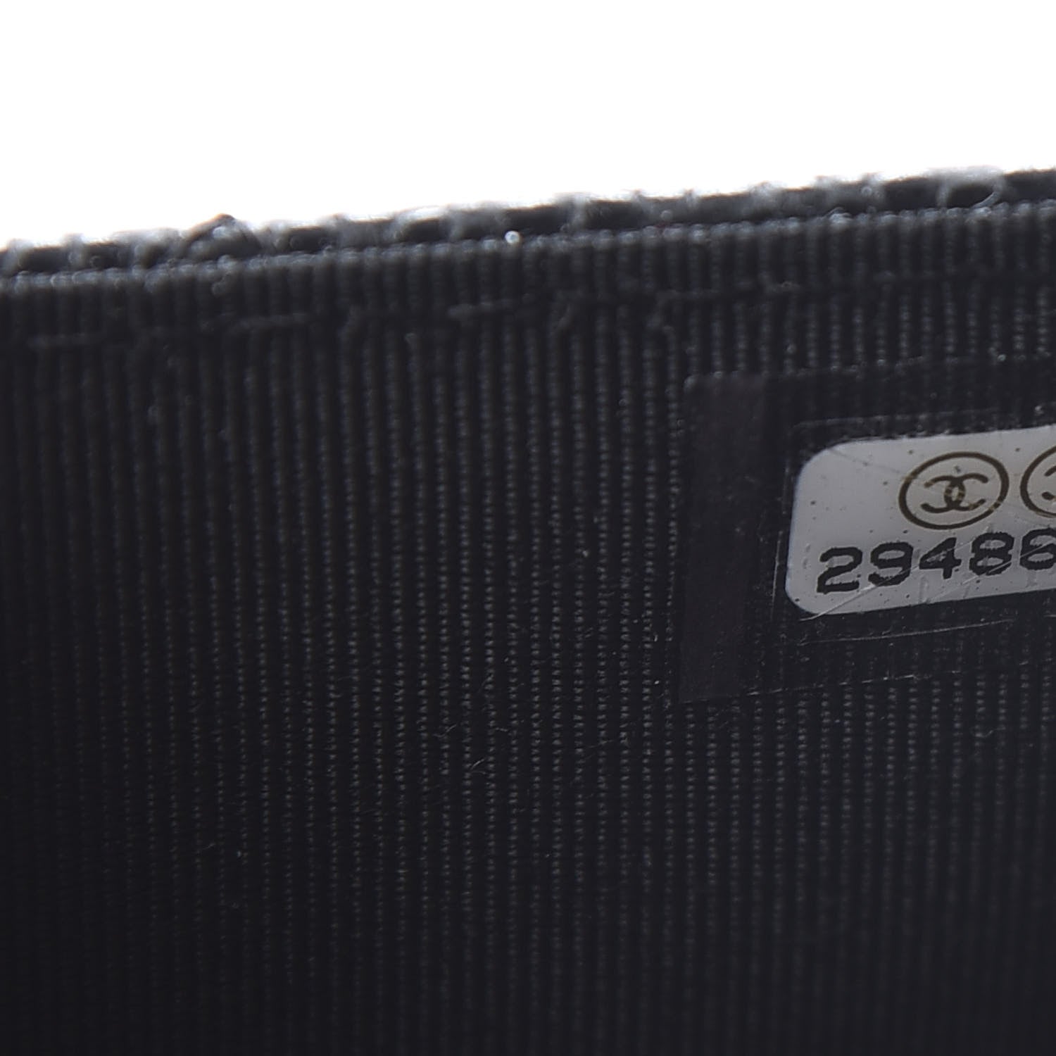 Chanel Caviar Quilted Flap Card Holder Wallet Black 8 of 9