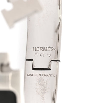 Hermes Enamel Narrow Clic Clac H Bracelet PM Black 4 of 5