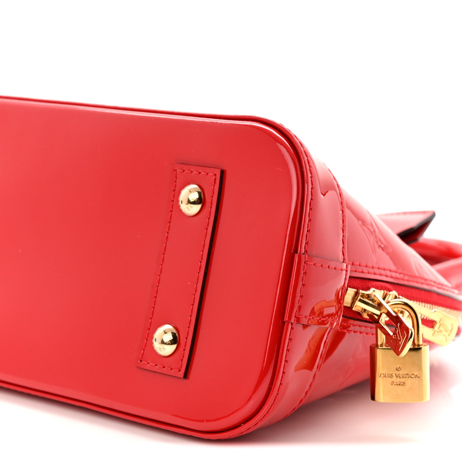 【美品】 LOUIS VUITTON アルマBBエピ　コクリコレッド　レッド Louis Vuitton Cerise Monogram Vernis Alma BB Bag | Yoogi's Closet