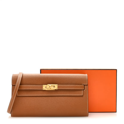 Hermes Epsom Kelly Wallet To Go Gold 9 of 9
