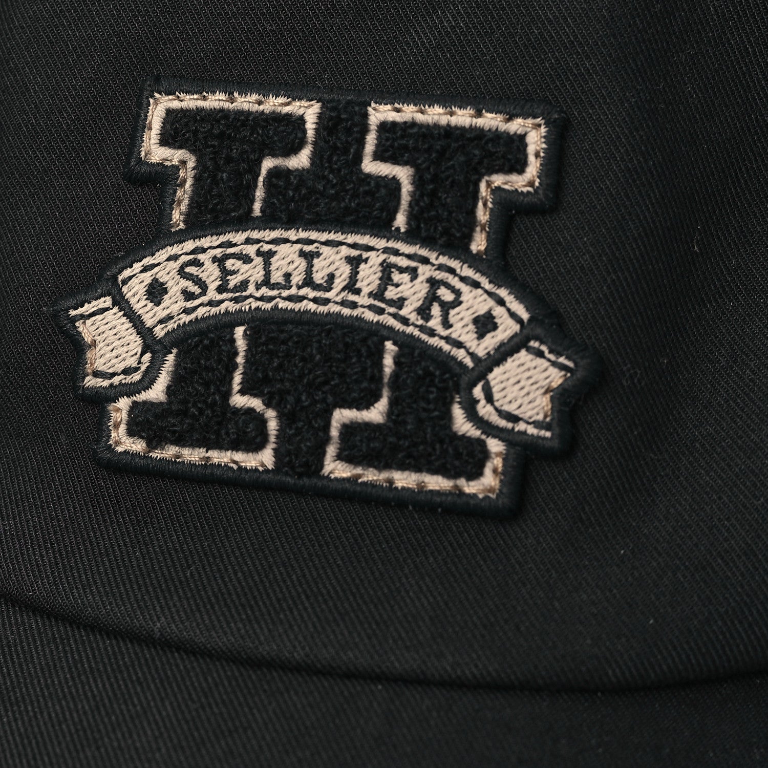 Hermes Cotton Davis H Sellier Cap 58 Black 11 of 11