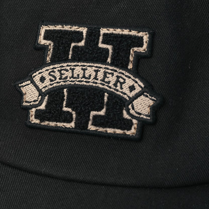 Hermes Cotton Davis H Sellier Cap 58 Black 11 of 11