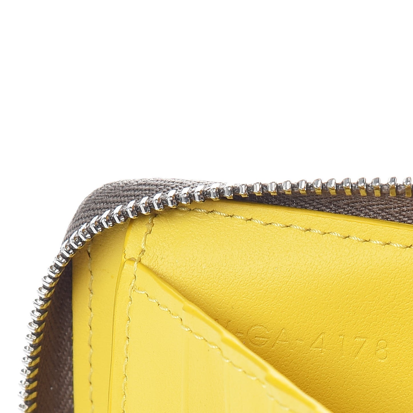 Drummed Calfskin Zip Around Multifunction Wallet Souris