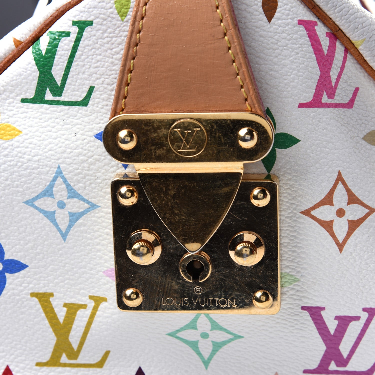 Louis Vuitton Monogram Multicolor Speedy 30 White 13 of 25