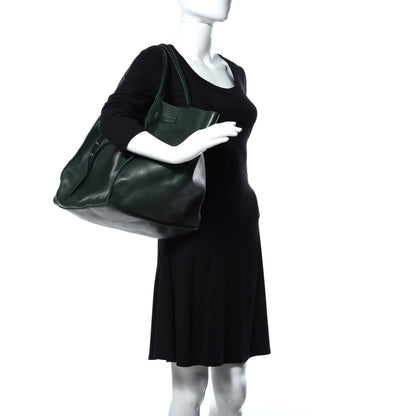Celine Smooth Calfskin Medium Big Bag Dark Green 2 of 11