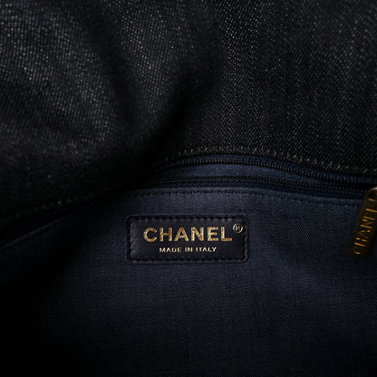 Chanel Denim Quilted Medium Funky Town Flap Black 6 of 12